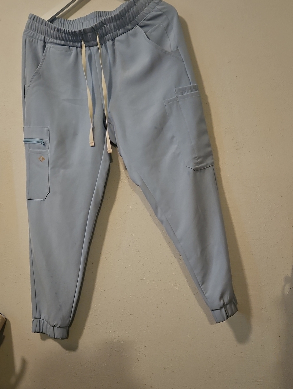 Scub Women's Sky Blue Utility Jogger Pants with Drawstring